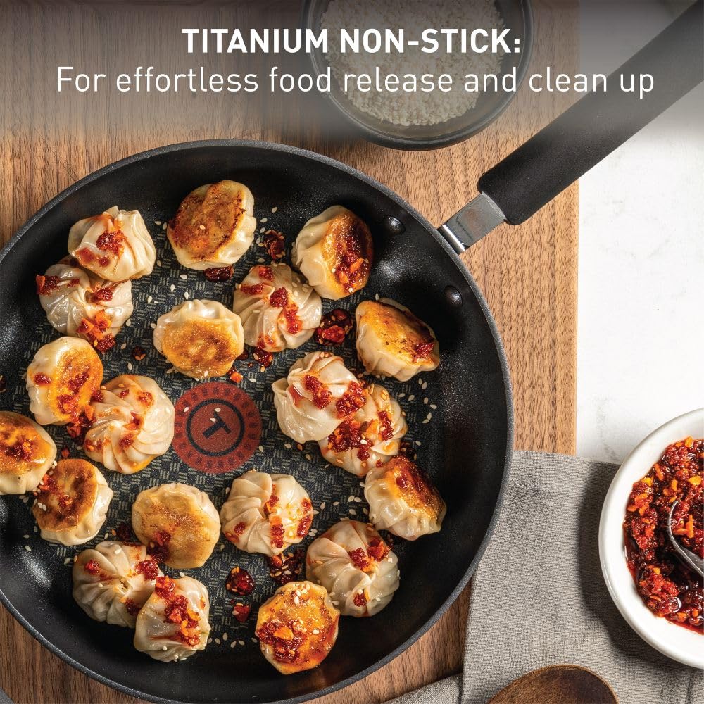 Hard Anodized Nonstick Fry Pan Set, 2-Pack F7447