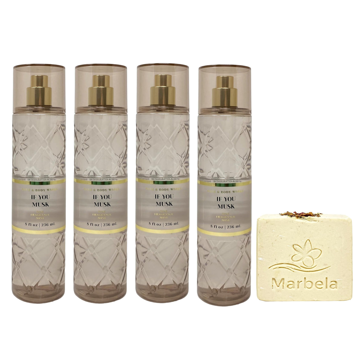 4 Fine Fragrance Mist with Creamy Rose Bar Soap Z494