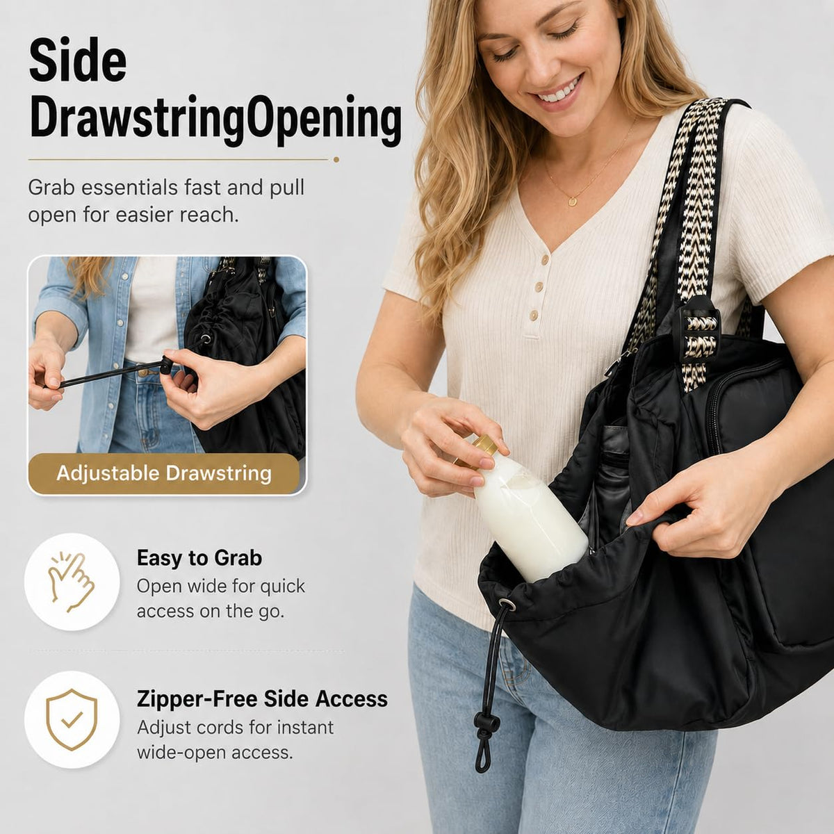 Tote Bag with 16 Pockets B550624