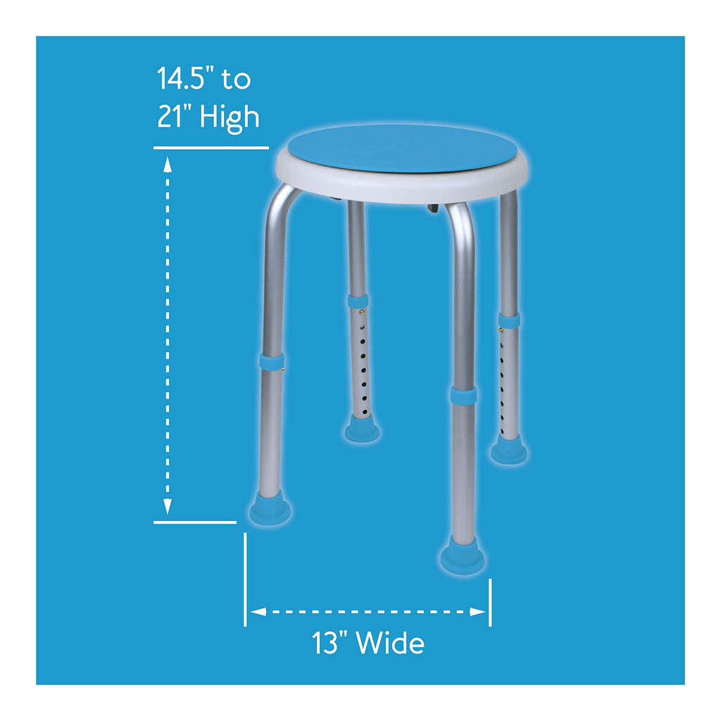 Swivel Shower Stool With Padded Seat Q51154
