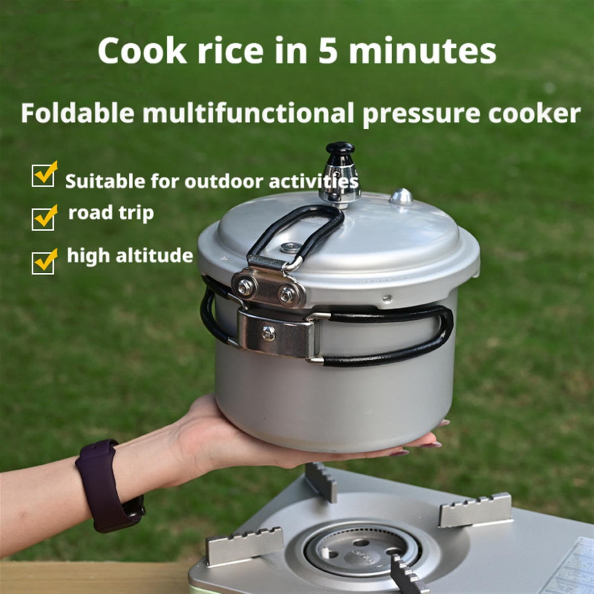 2L Aluminum Alloy Pressure Cooker I813388