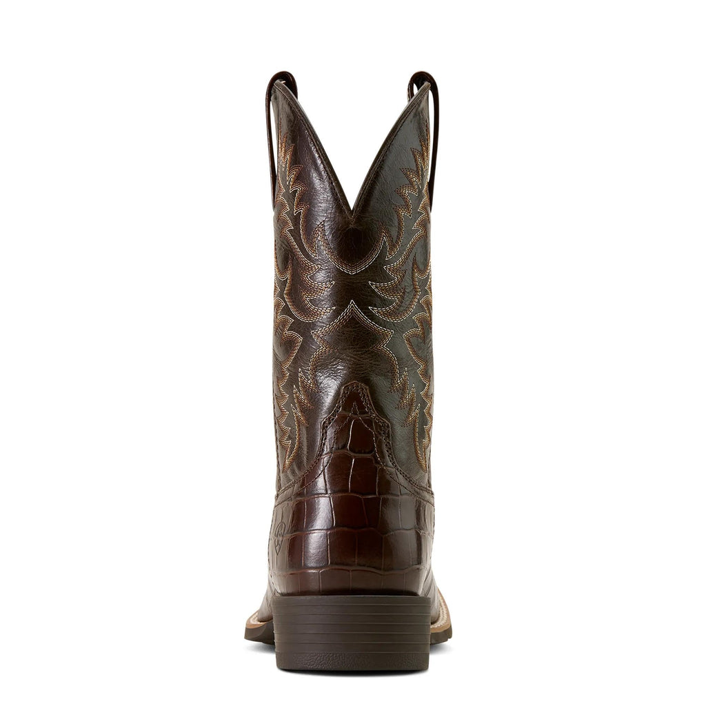 Wide Square Toe Cowboy Boot F6940