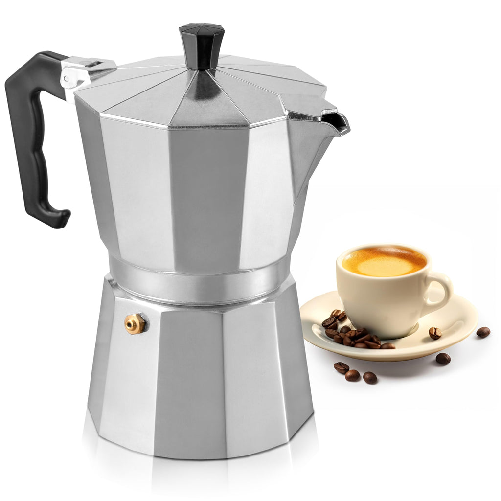 3 Cup Moka Pot Stovetop Espresso Maker H75155