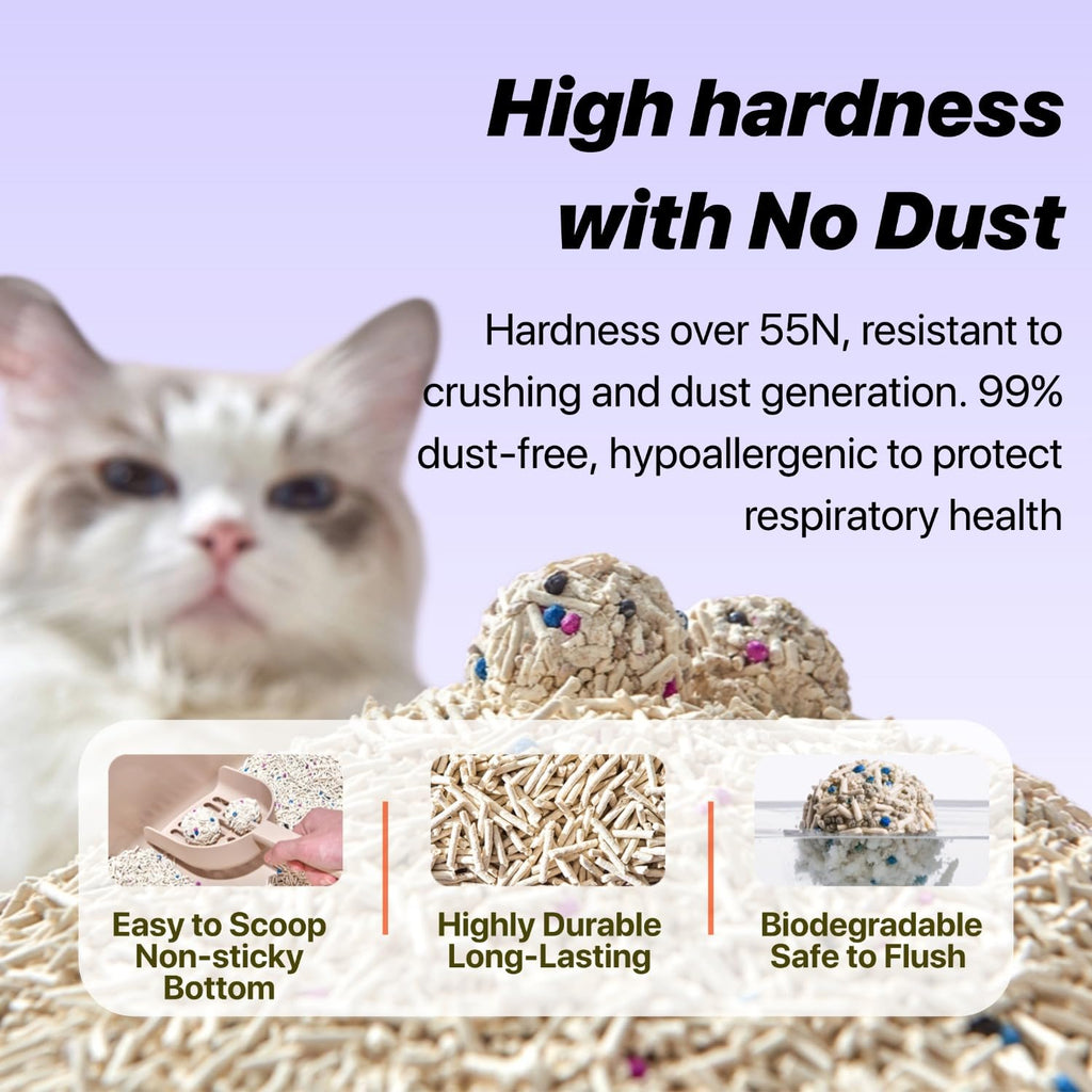 Mixed Tofu Cat Litter 5.5Lb 4 Pack F550