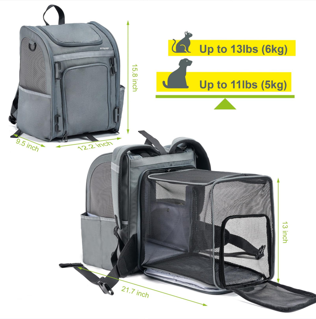 Expandable Foldable Pet Carrier Backpack P671