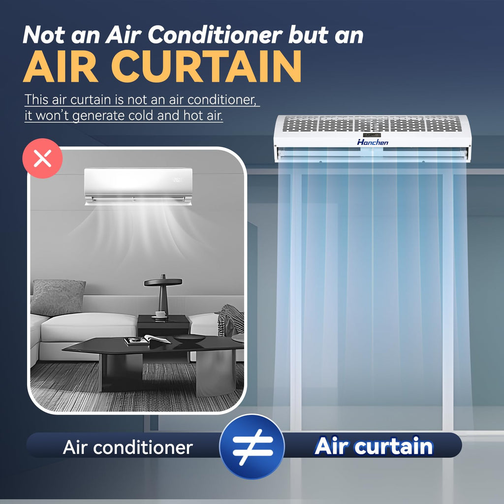 36 Inch 2 Speeds Air Curtain N116