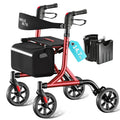 Lightweight Foldable Rollator Walker with Seat K3124