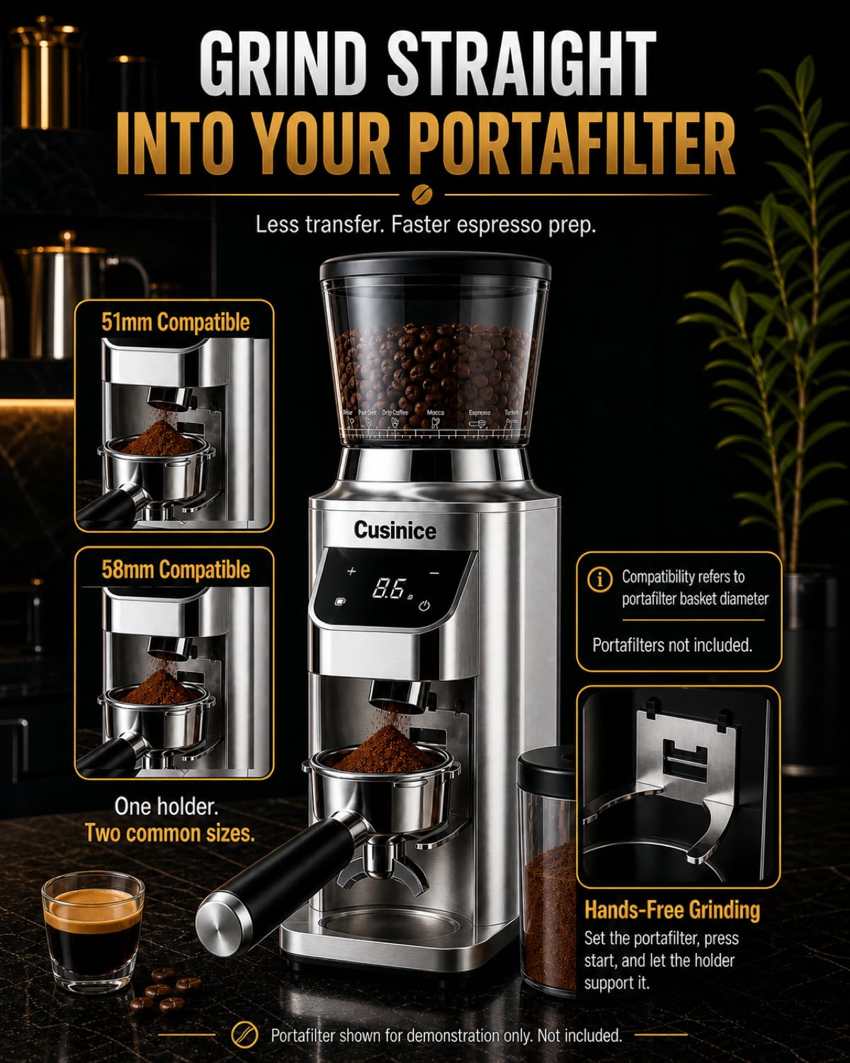 Conical Burr Coffee Grinder F81340
