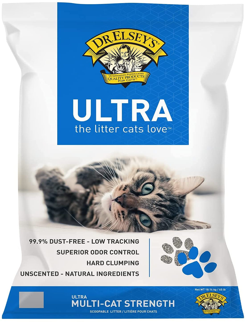 Clumping Clay Cat Litter 40 lb. Bag J48196