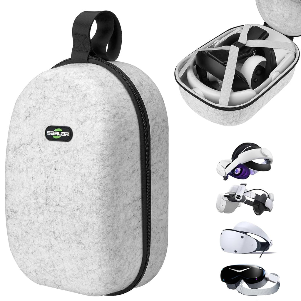 Large Hard Carrying Case Compatible with VR Gaming Headset N337