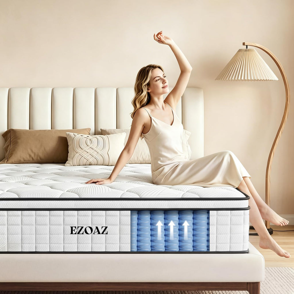 12 Inch Medium Firm Hybrid Full Mattress J4734