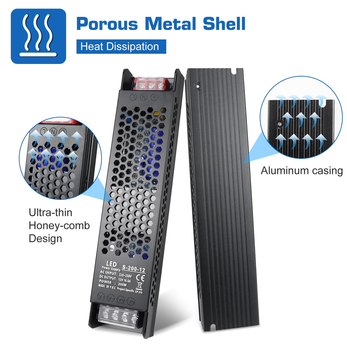200W 12V LED Power Supply L3255