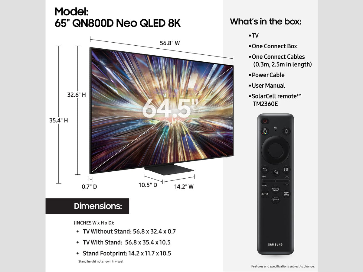 65-Inch QLED 8K Mini LED Smart TV K781480