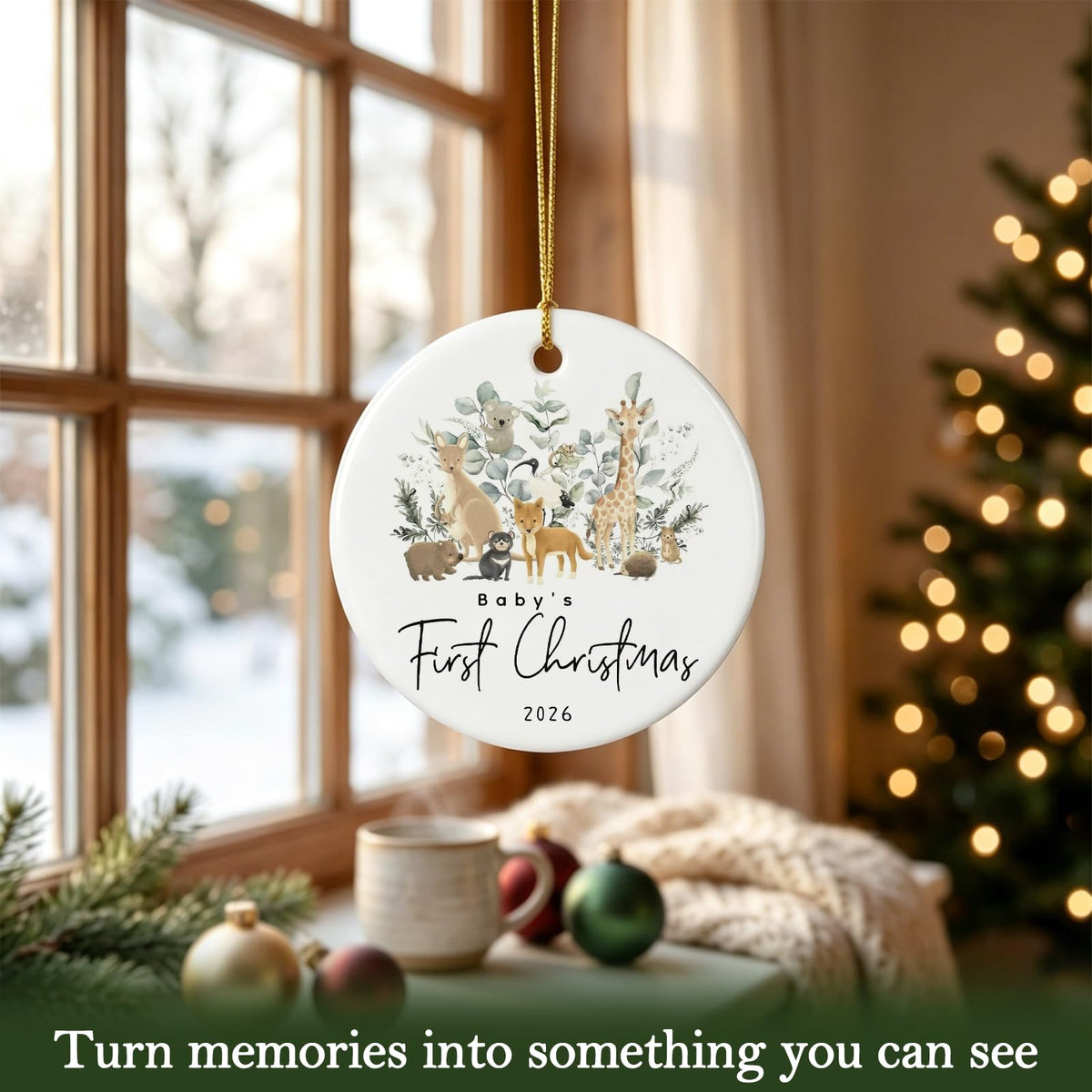 Baby First Christmas Ornament 2026 W24897