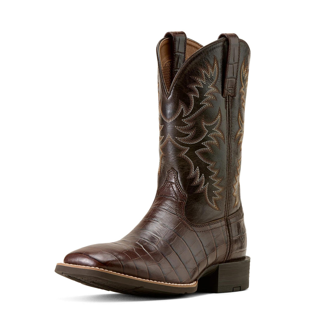 Wide Square Toe Cowboy Boot F6940