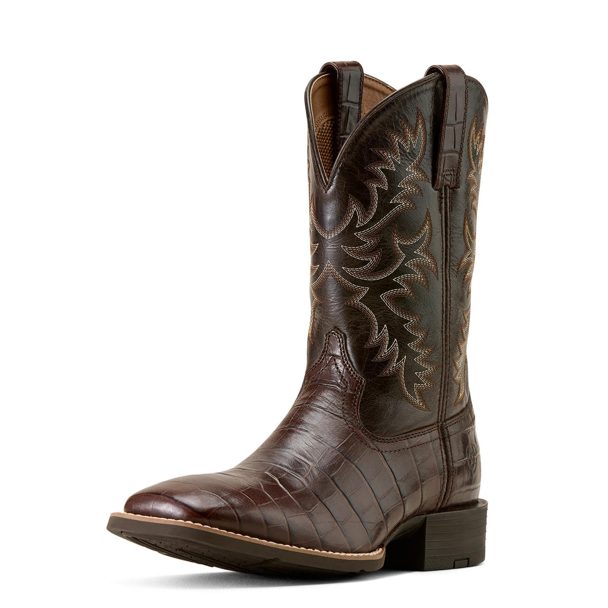 Wide Square Toe Cowboy Boot F6940