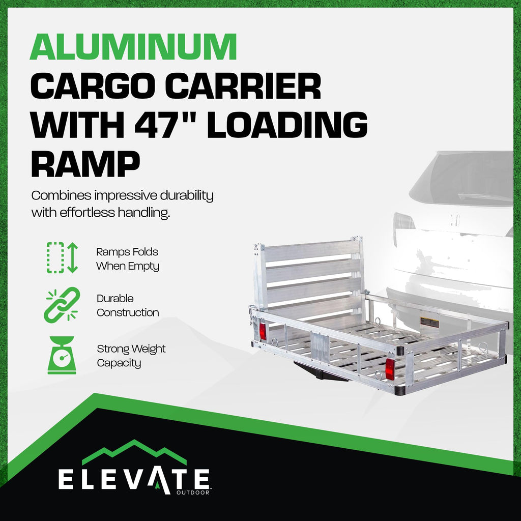 Deluxe Cargo Carrier with Folding Loading Ramp P28128