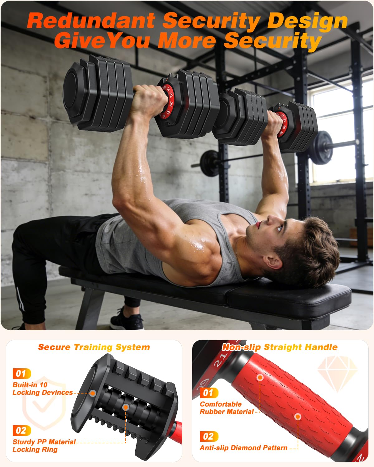 Adjustable Dumbbell Set Q6402