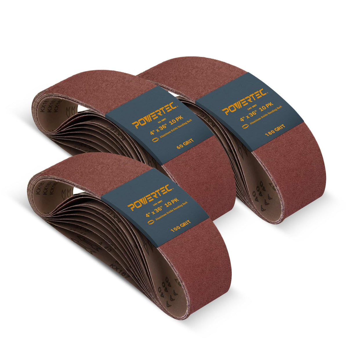 4 x 36 Inch 30pk Aluminum Oxide Sanding Belts Y158555