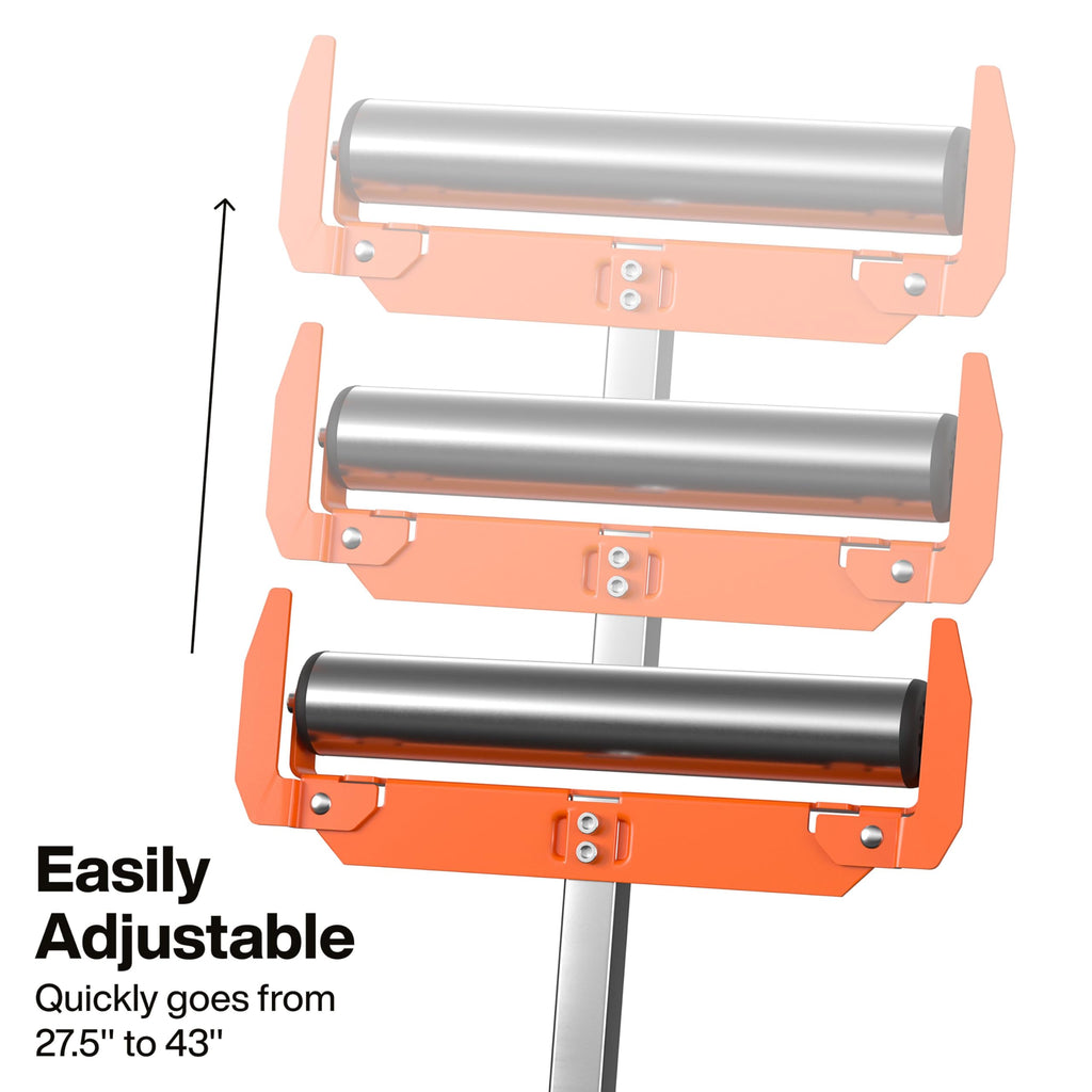 Roller Stand, 200-Pound Load Capacity, Adjustable Height B19218