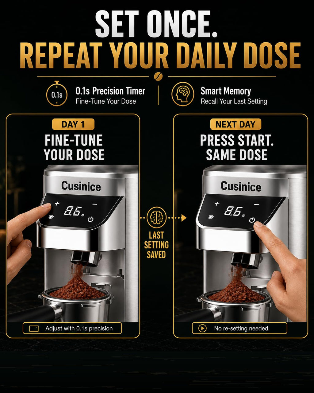 Conical Burr Coffee Grinder F81340