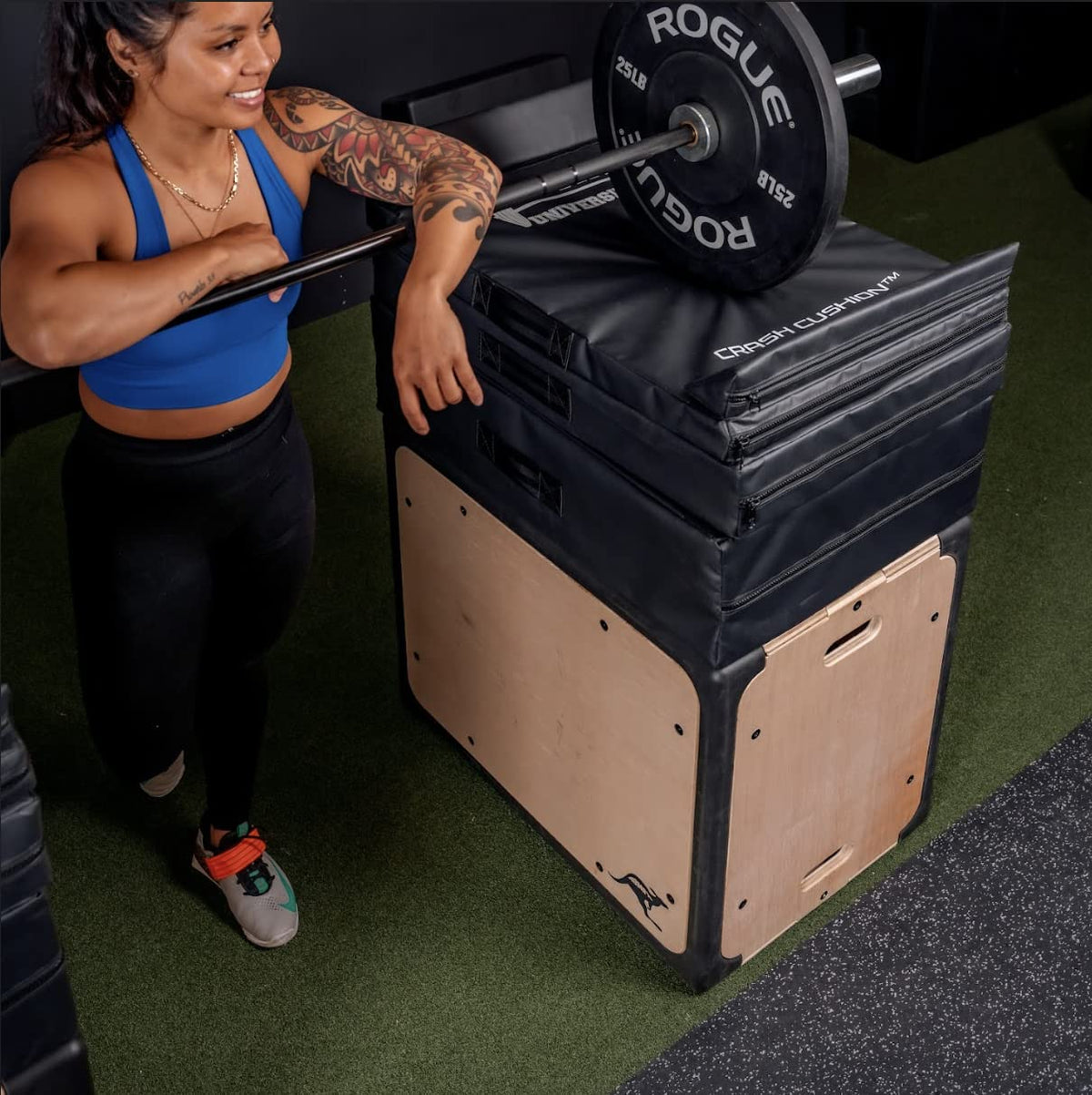 3 in 1 Foam and Wood Plyometric Box V823