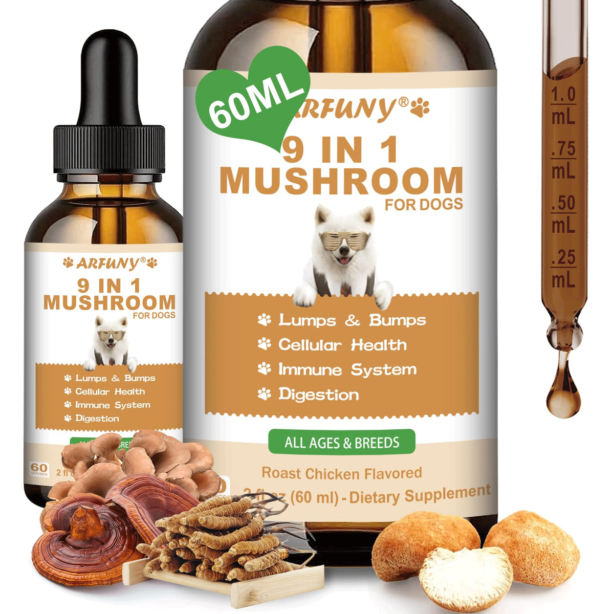 9 in 1 Mushroom for Dogs C463458