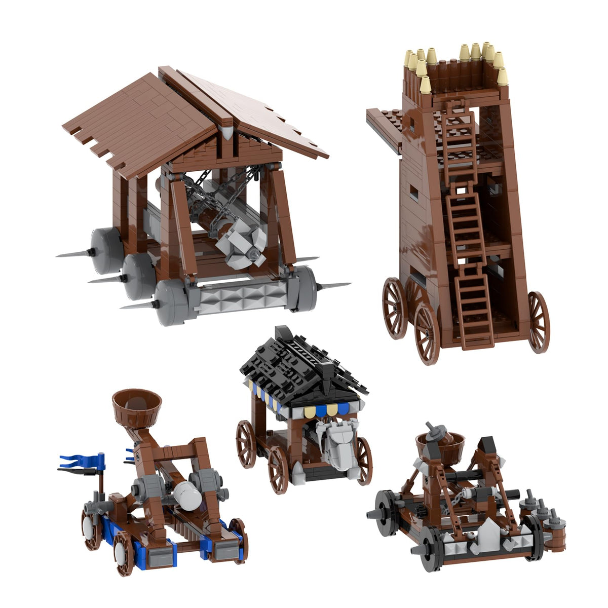 Medieval Castle Battle Building Block Set D16431
