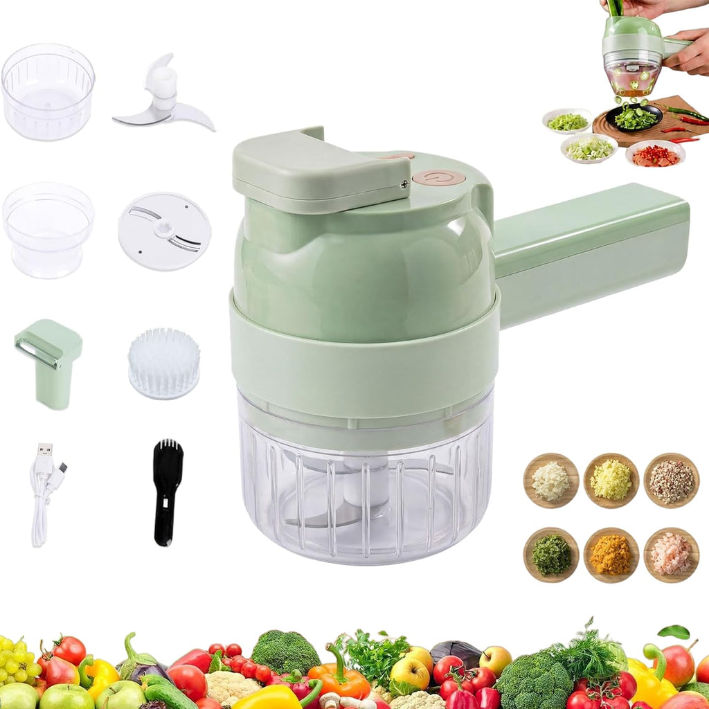 Handheld Electric Vegetable Cutter Set O74694