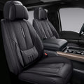 Black Leather 5-Seats Car Seat Covers B17358