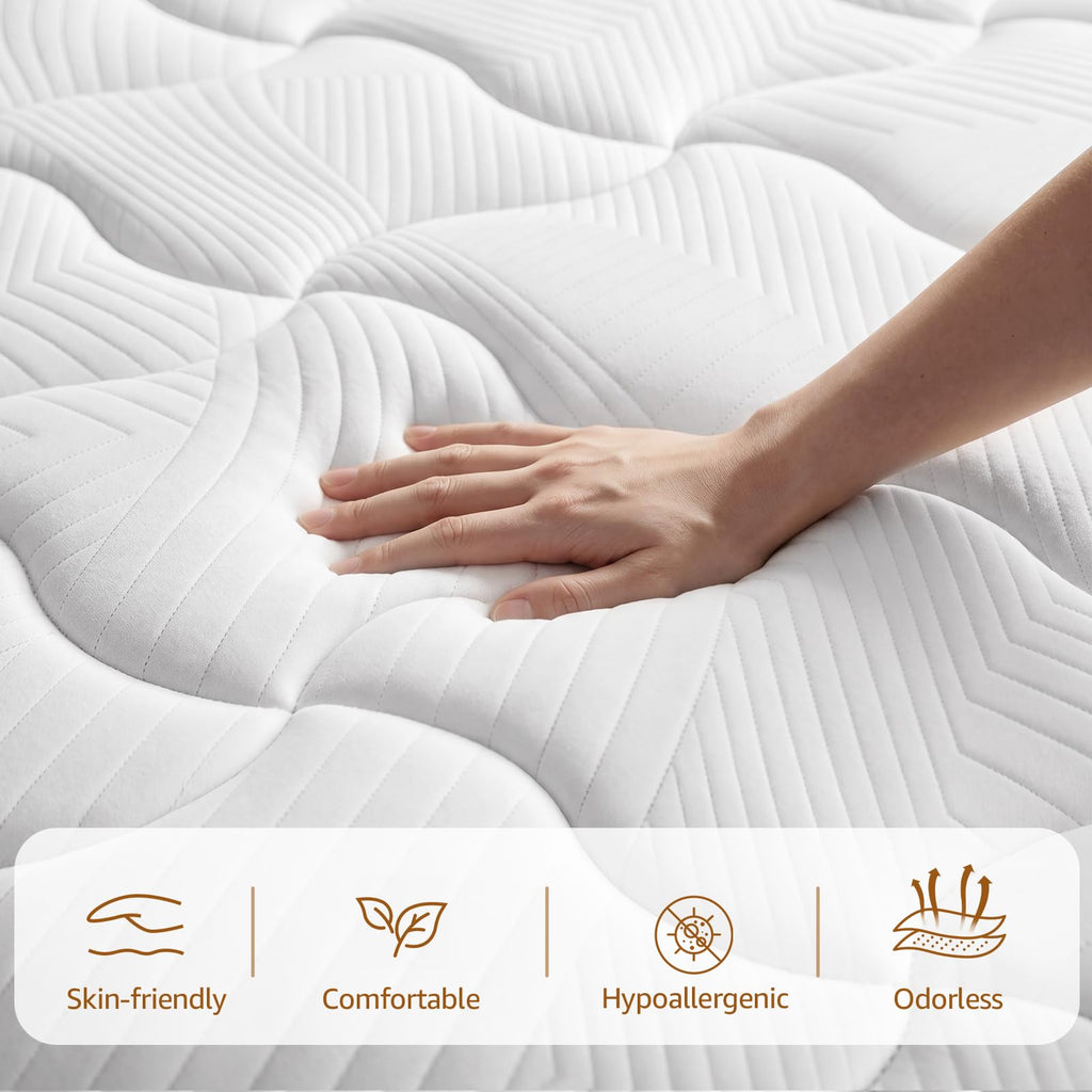 12 Inch Medium Firm Hybrid Full Mattress J4734