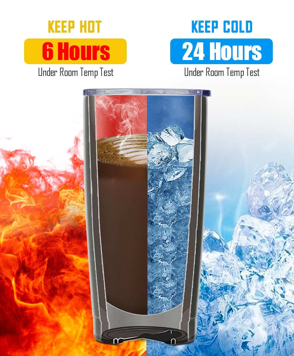 20 oz Insulated Stainless Steel Tumbler Set of 2 Z5008