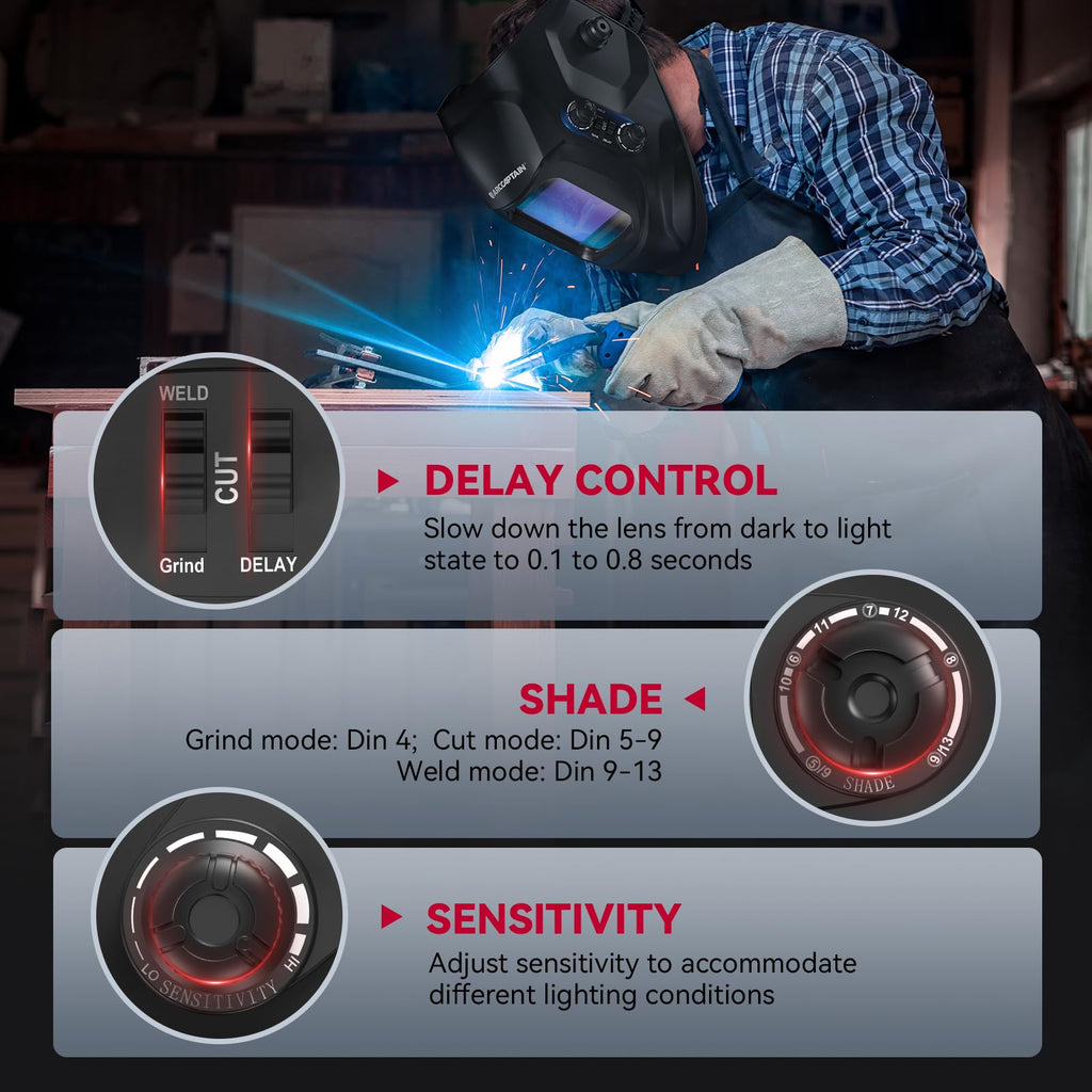 Auto Darkening Welding Helmet Y738772