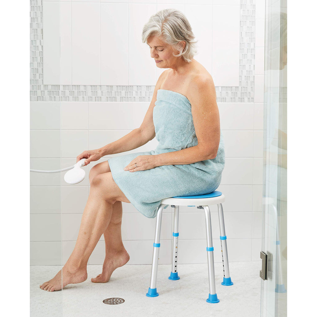 Swivel Shower Stool With Padded Seat Q51154