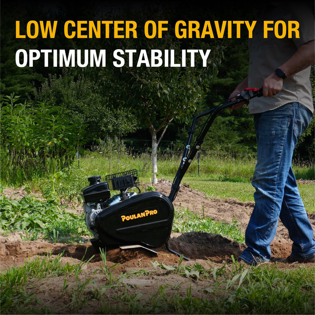 2 in 1 Gas Tiller Cultivator with 79 cc Engine and Adjustable Tilling Width U9227