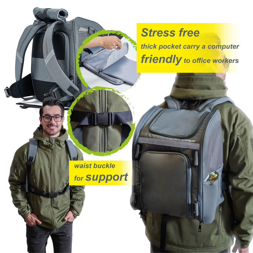Expandable Foldable Pet Carrier Backpack P671