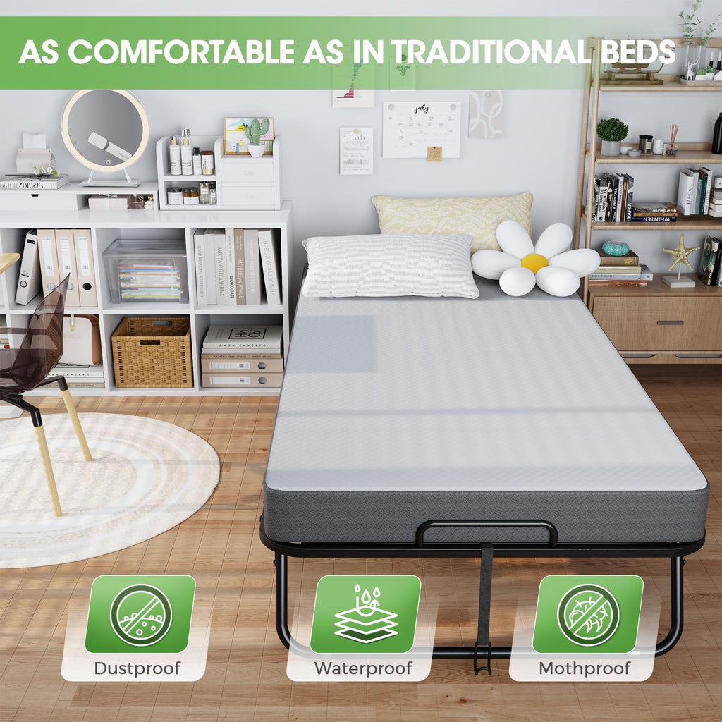 75" × 31" Folding Bed with Mattress N36514