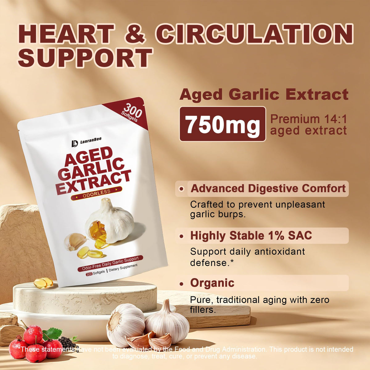 Aged Garlic Extract 750mg Softgels F931671