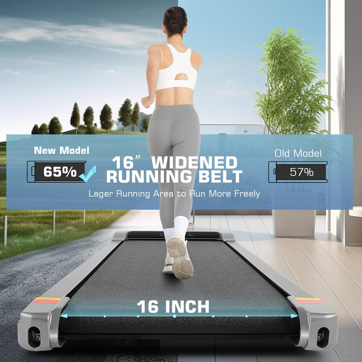 3 in 1 Under Desk Treadmill 2.5 HP Portable Z2726