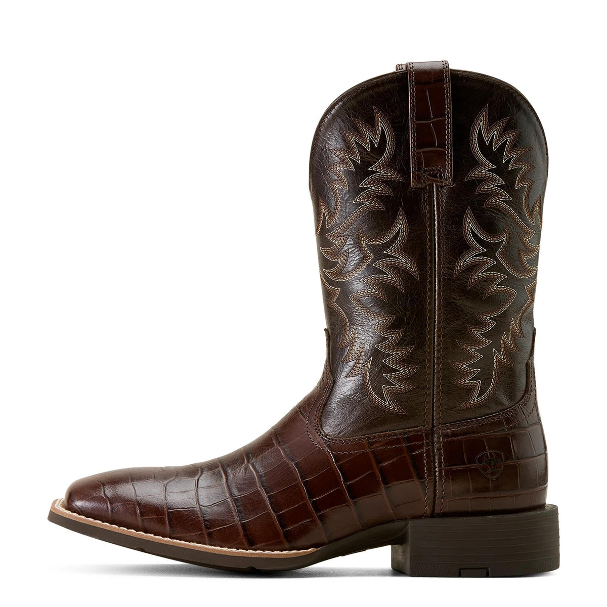 Wide Square Toe Cowboy Boot F6940