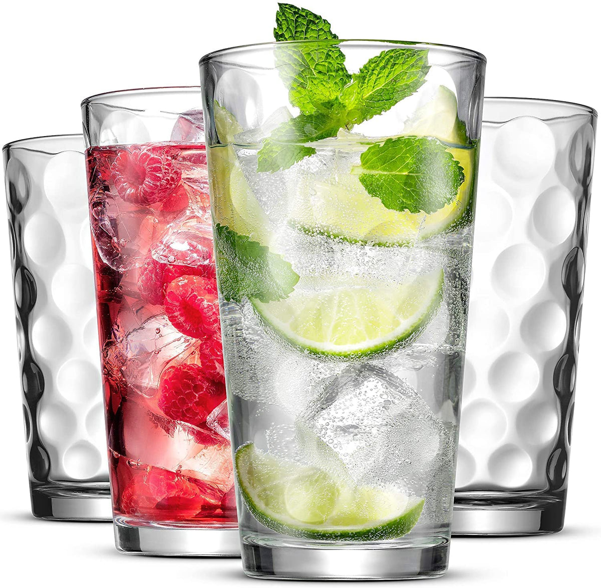 Set of 12 Stackable Drinking Glasses C5682