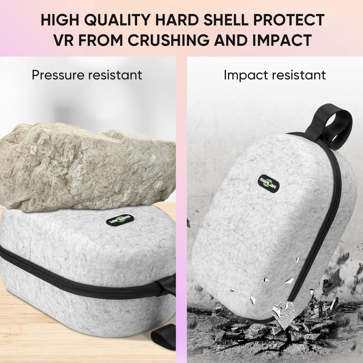 Large Hard Carrying Case Compatible with VR Gaming Headset N337