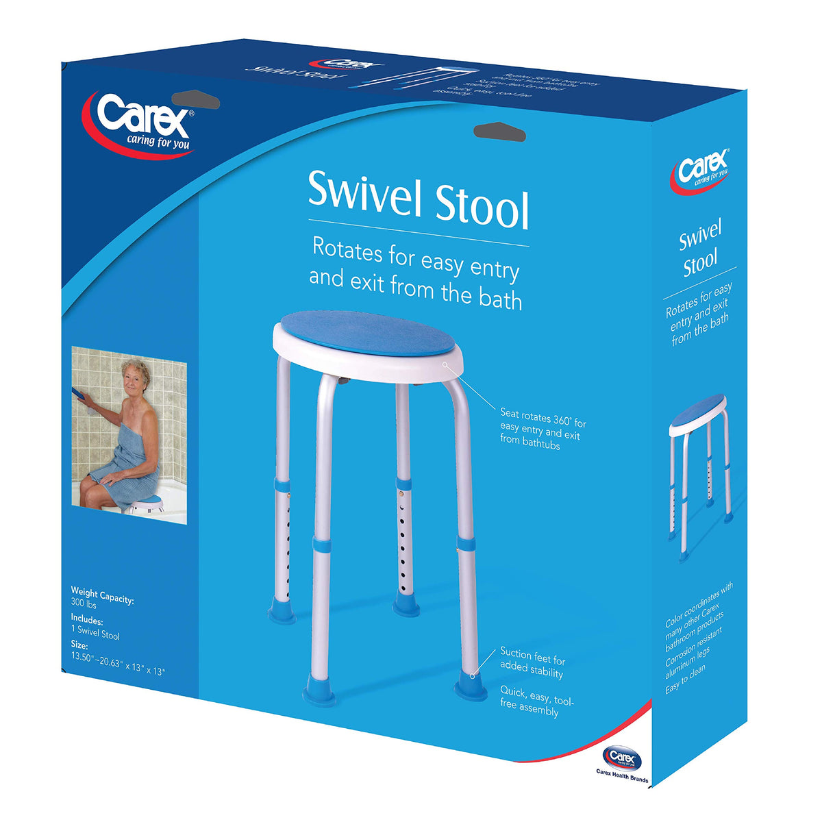 Swivel Shower Stool With Padded Seat Q51154
