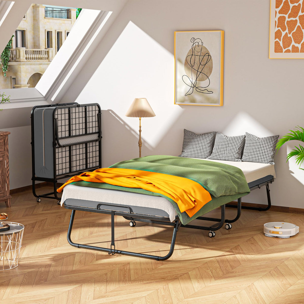 75" × 31" Folding Bed with Mattress N36514