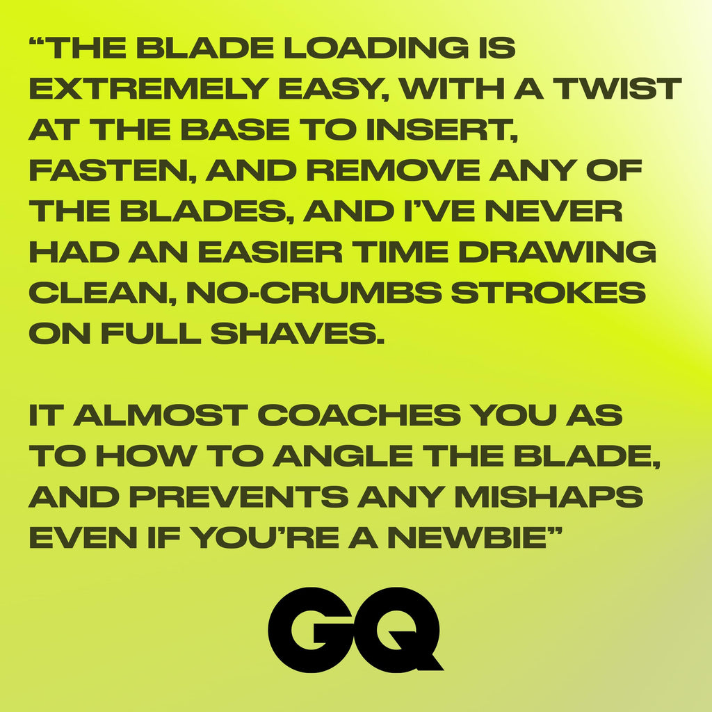 Black All-Metal Single Blade Razor V1924