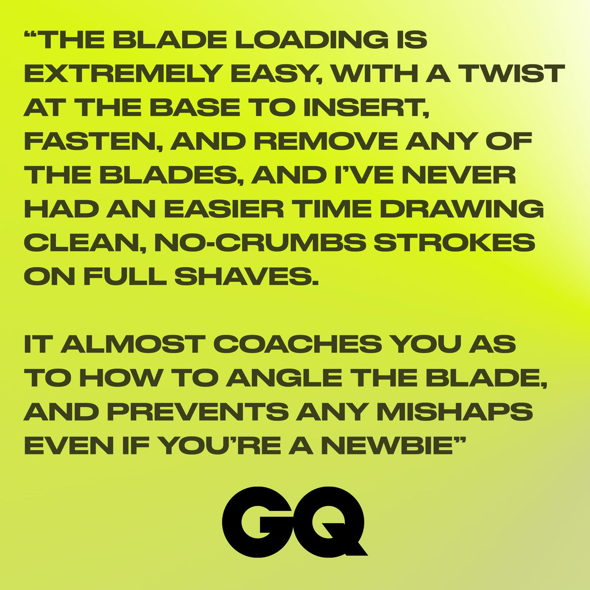 Black All-Metal Single Blade Razor V1924