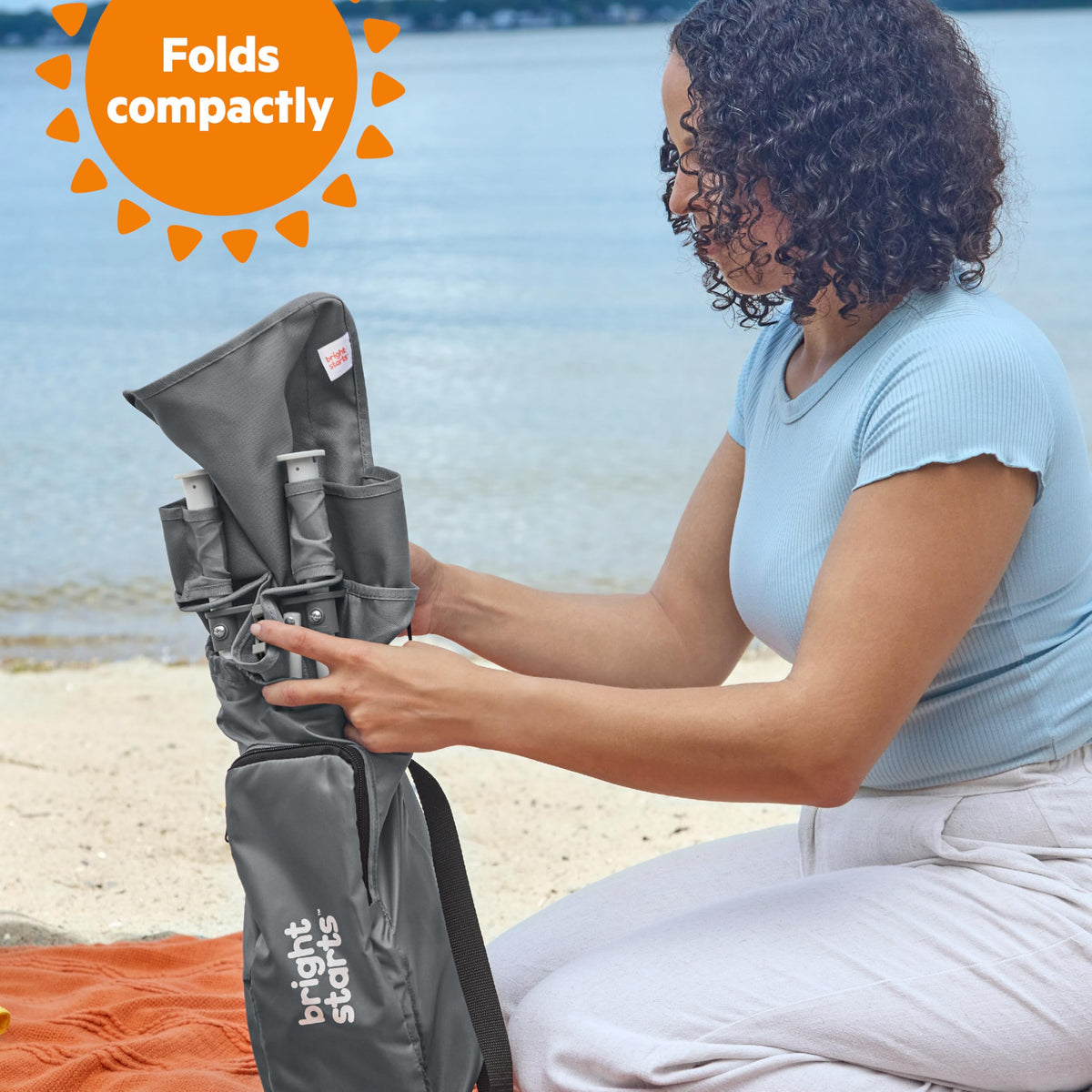 Portable Booster Seat, 3-in-1 Floor Seat, Travel High Chair with Feeding Tray, Grey N863