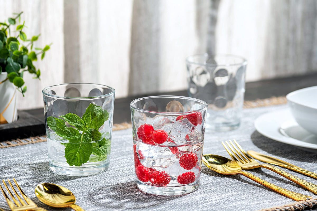 Set of 12 Stackable Drinking Glasses C5682