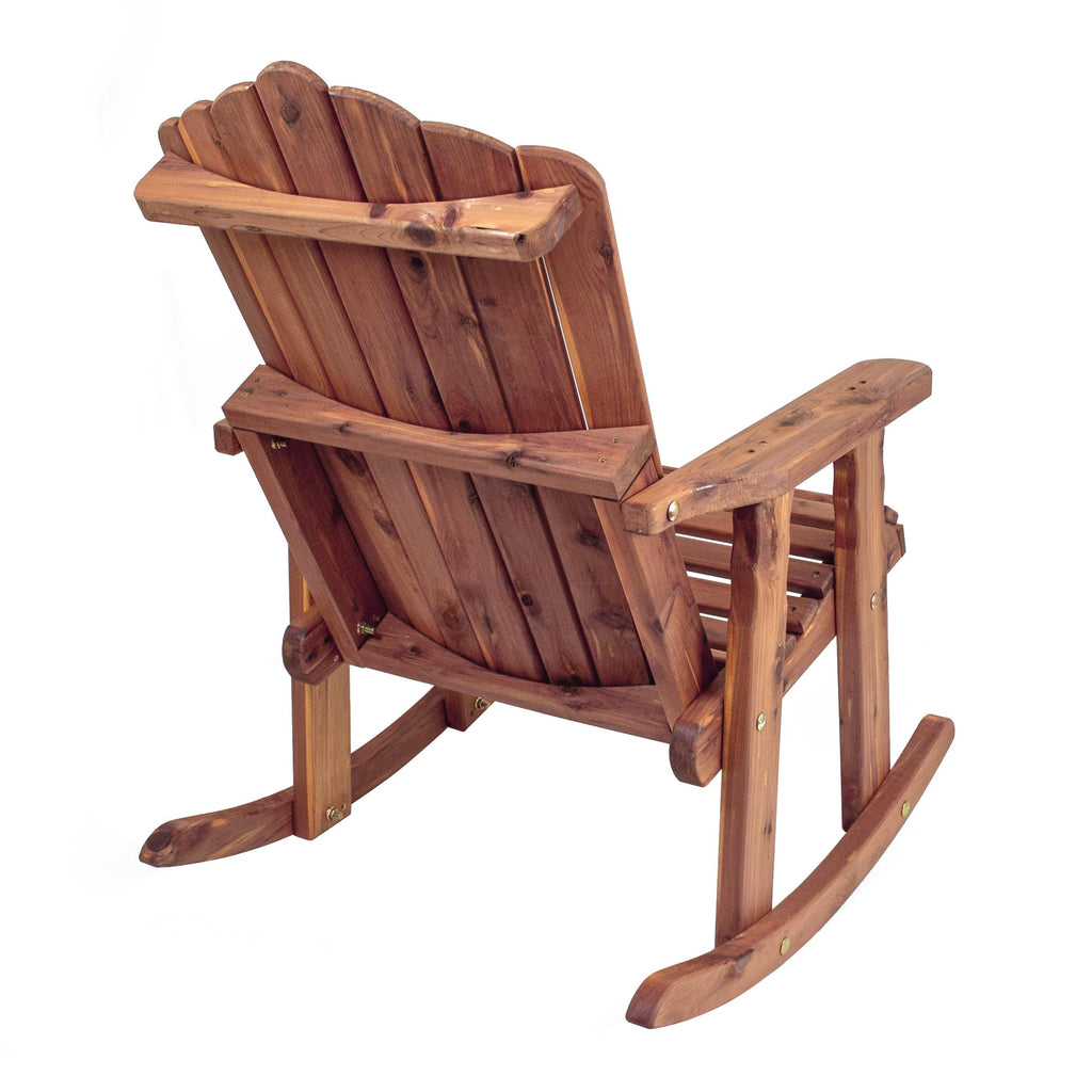 Cedar Adirondack Rocking Chair E71401