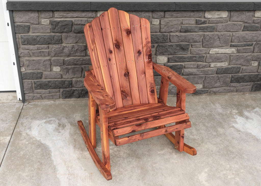Cedar Adirondack Rocking Chair E71401